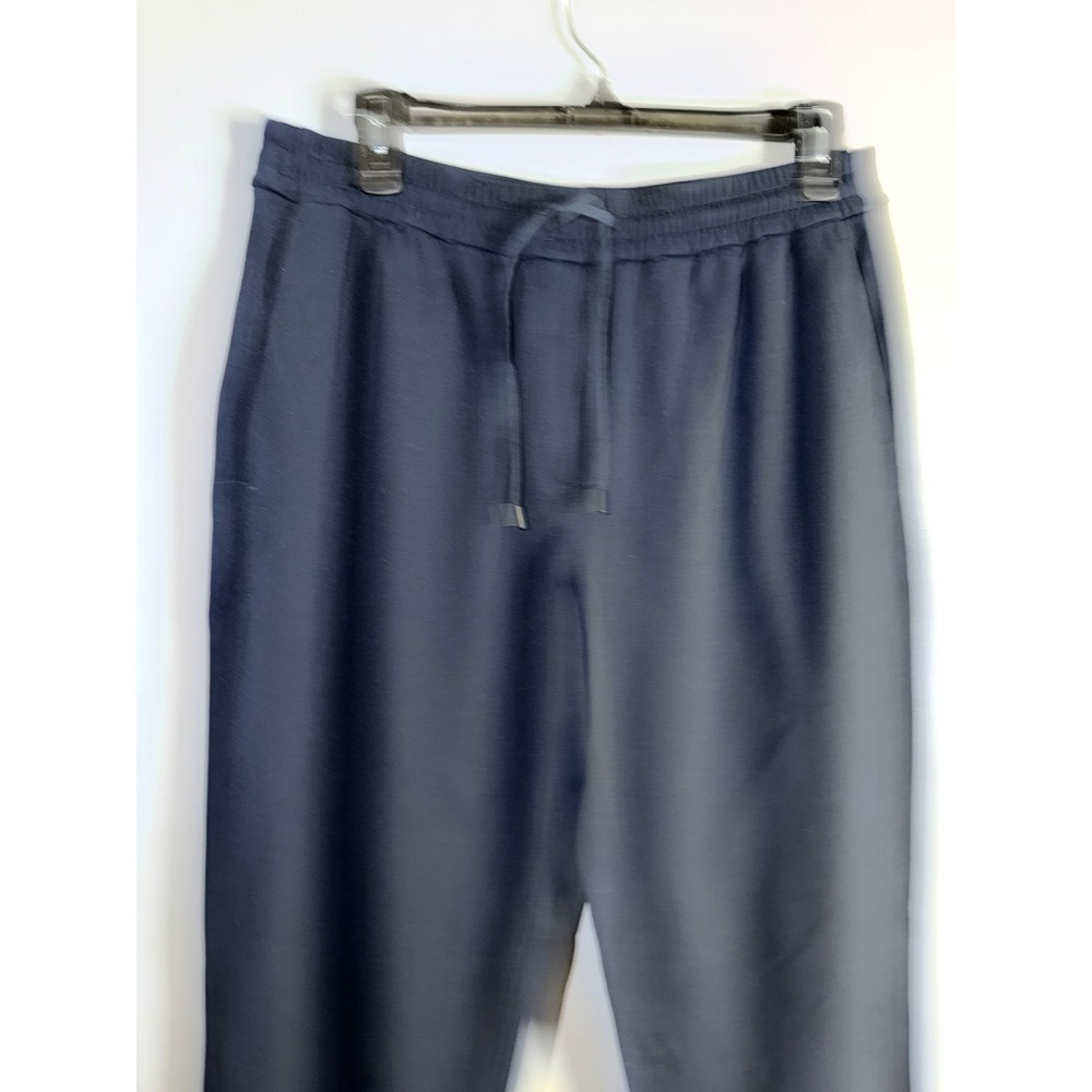 Lululemon Tapered Leg Mid Rise Pant 7/8 Length Luxtreme women's medium navy - Picture 2 of 7